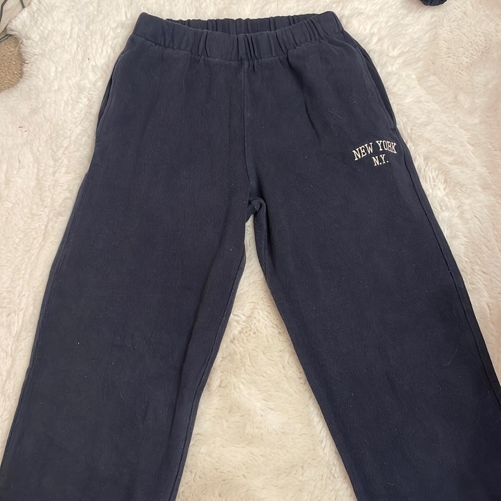 Navy blue Brandy Melville sweatpants